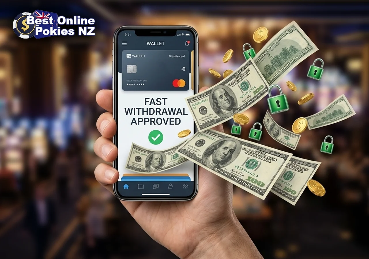 Step by step guide on how to withdraw real money winnings.